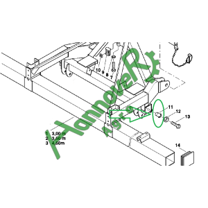 Втулка Optima Kverneland АС496430 AC496430